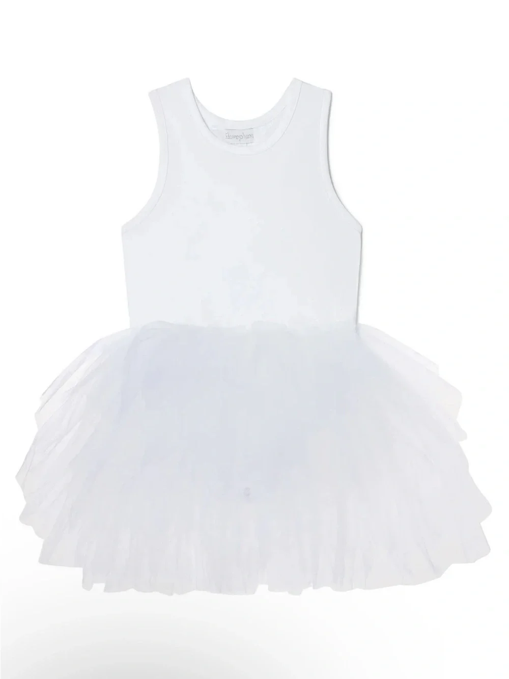 NWT 6Y iloveplum White Tank B.A.E Tutu Dress!